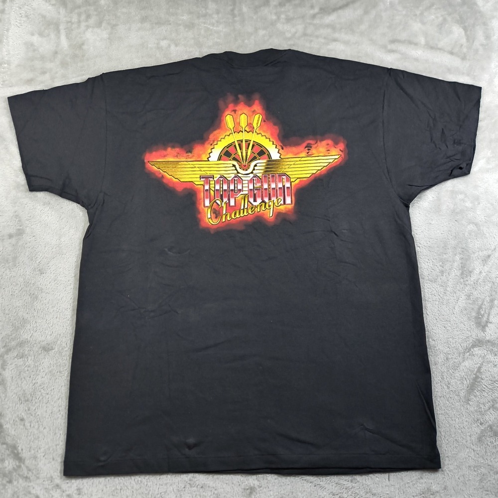 Vintage Arachnid Darts Shirt Men XL Top Gun Challenge Made In USA Single Stitch